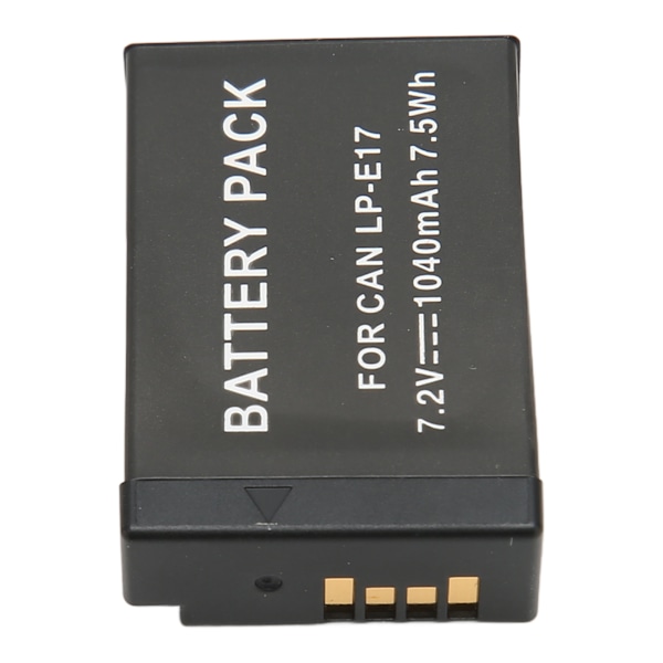 LP E17 Batteri Intelligent Høj Kapacitet 1040mAh Udskiftning til 200D II R10 RP 750D M6mark2 800D 850D 77D 760D M3 M5 ++