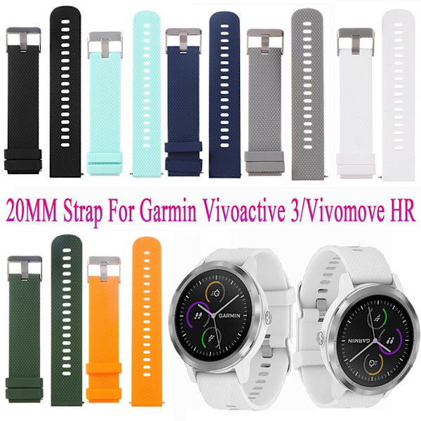 Klockarmband för Garmin Vivoactive 3 army green
