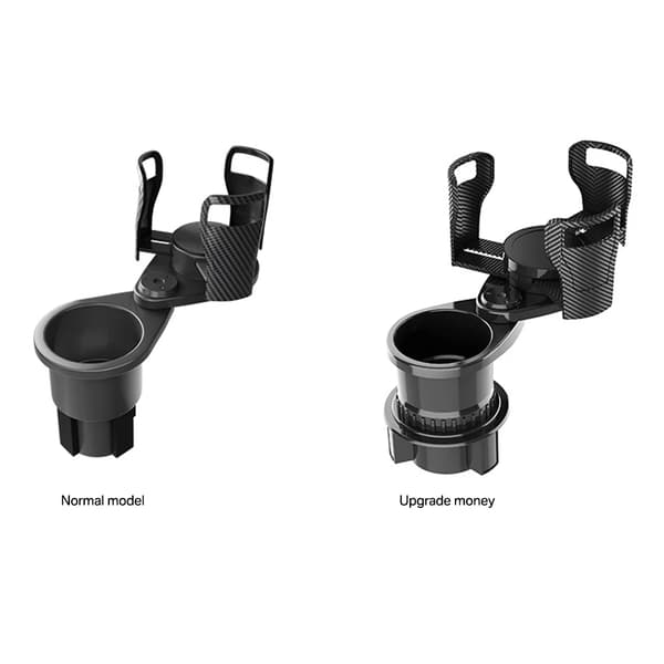 Bilkoppholder-utvider, automatisk drikkeholder med 360° roterende justerbar base