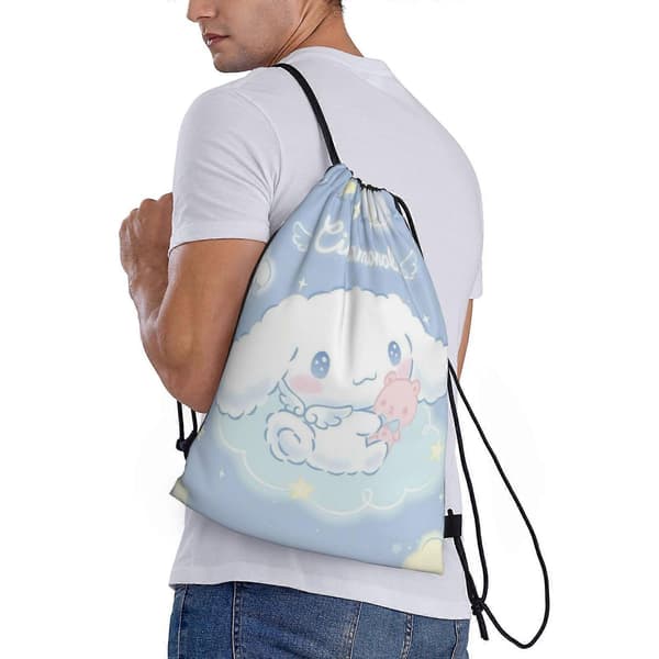 Cinnamoroll (7) Dragskoväska Studentficka Pojke Flicka Ryggsäck Förvaring-ML2207 M