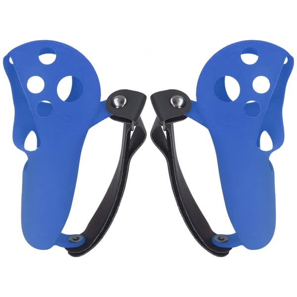 stk. Blå Silikone Touch Controller Grip Covers med Knæstropper til Meta Quest Pro{bt)