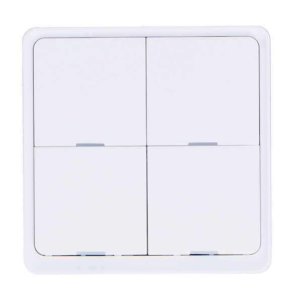 4-knapps trådløs scenebryter for ZigBee WIFI 2.4GHZ Intelligent
