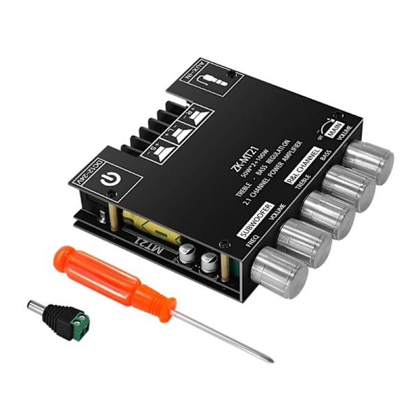 2.1 Kanals ZK-MT21 DIY Digital Forstærkermodul 50Wx2+100W Subwoofer Kraftig