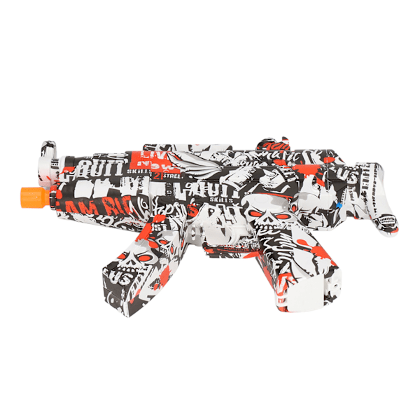 Elektrisk Vattenpistol Leksak Automatisk Vattenkuls Skytte Spel För Barn Över 14 År Gamla Barn Pojkar Graffiti Röd 20000 Gel Kulor