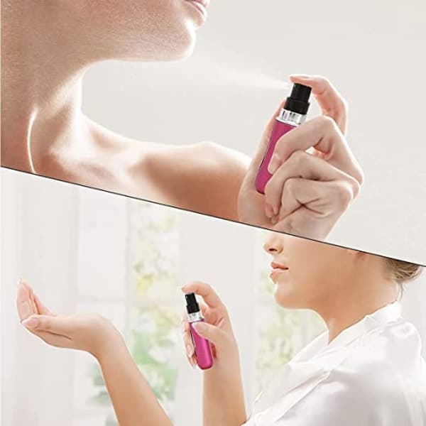 4 parfymeforstøvende flasker 5 ml mini påfyllbar spray bærbar li