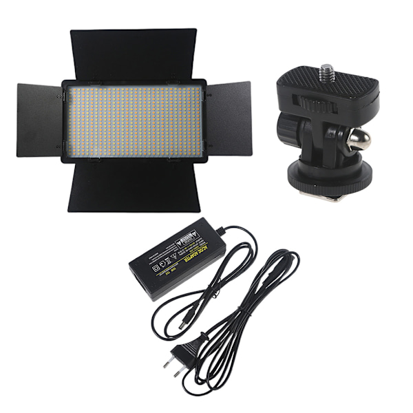 LED Videolys 40W 3200-5600K Montering Genopladelig Fotolyspanel Fyldlampe Makrofotografering og Videooptagelse