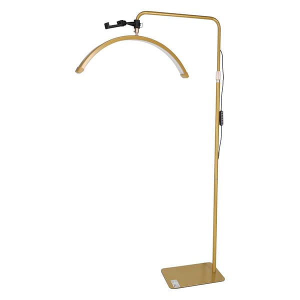 Skyggeløs LED-buelampe for øyevippeextensions 36W 3000-5600K gull Guld gold