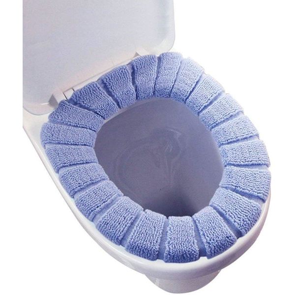 Mjuka, tjockare och varmare stretchbara tvättbara toalettsitsöverdrag, 3-pack