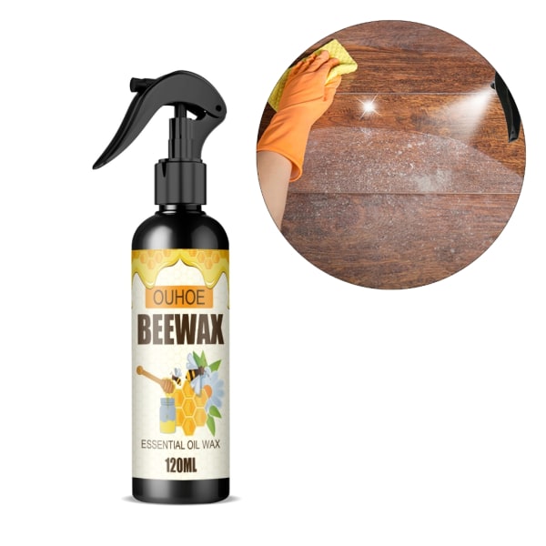 OUHOE Naturlig Krydderi Bivax Spray Træmøbler Gulvpolering Bivax Husholdning Bord Stol Beskyttende Tilbehør