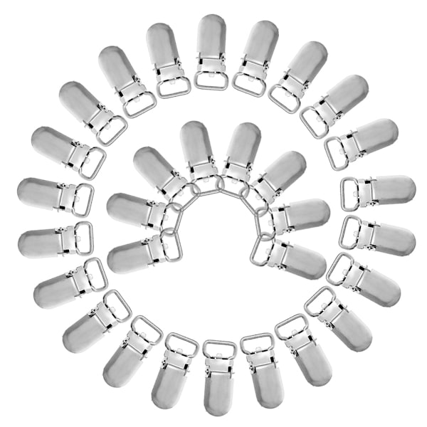 2,7 x 1,3 cm Snutthållare/Halsduk/Dummy/Leksakshållare Clip Grossist Slitstark insats för att skydda tyg för hantverk
