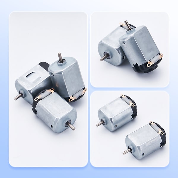 Micro 130 Motor Leke Motor Teknologi Vifte Vitenskap Eksperiment Firehjulsdrift Motor DC Liten Motor 10-delt Sett