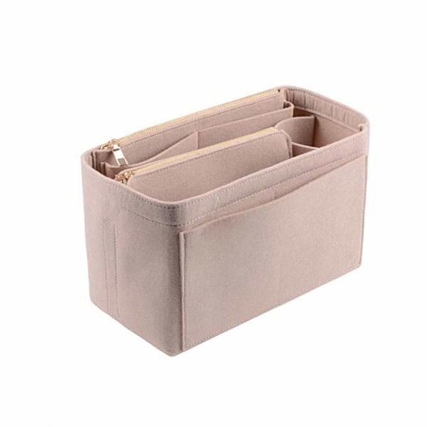 Felt Handbag Organizer Women's Bag Organizer Insert and Liner Travel Storage Cosmetic Pockets Bag in Bag Handbag Organizer Bag Insert Tote