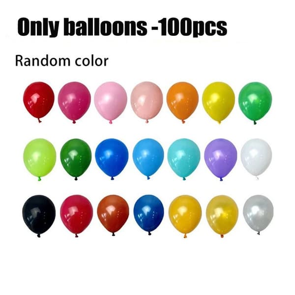 Ballon Bambus Mand Kamp Træ Robotter Kampspil Balloon-100Pcs Balloon-100Pcs