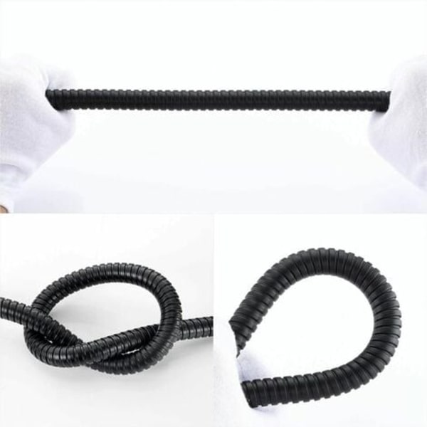 Brusehoved 1,5 M mat sort, universel brusehoved i rustfrit stål Brusekabel, eksplosionssikker og anti-twist
