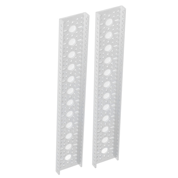 2 kpl U-kanava Alumiini 48x12 mm vahva 3-puolinen palkkitarvike Robot3121-0012-0312