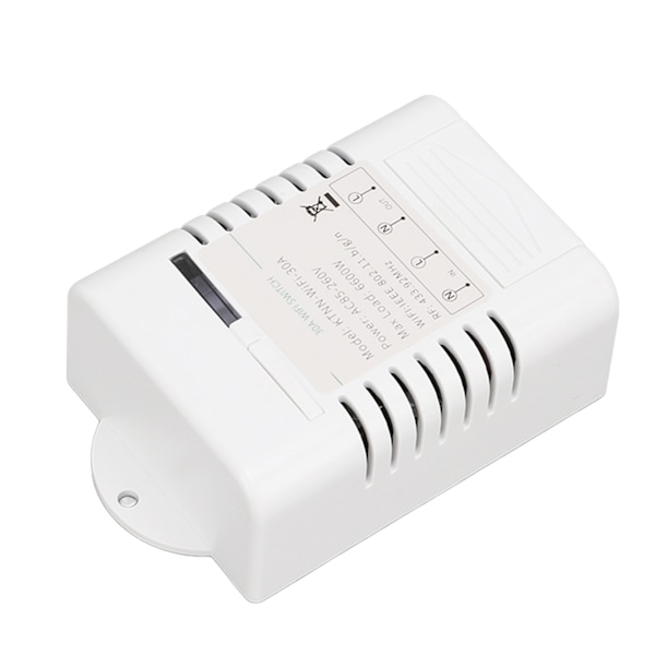 Smart Switch Realtidsfeedback Stemmestyring Intelligent Timing WiFi Switch AC 85V til 260V