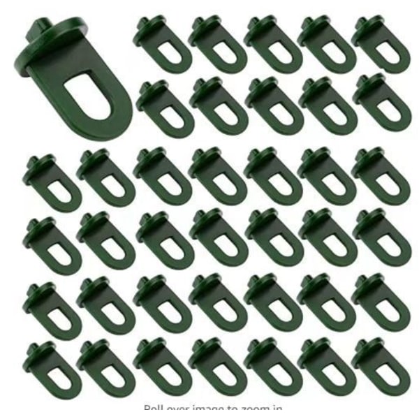 50x greenhouse clamps - plant support for greenhouse hangers, perfect