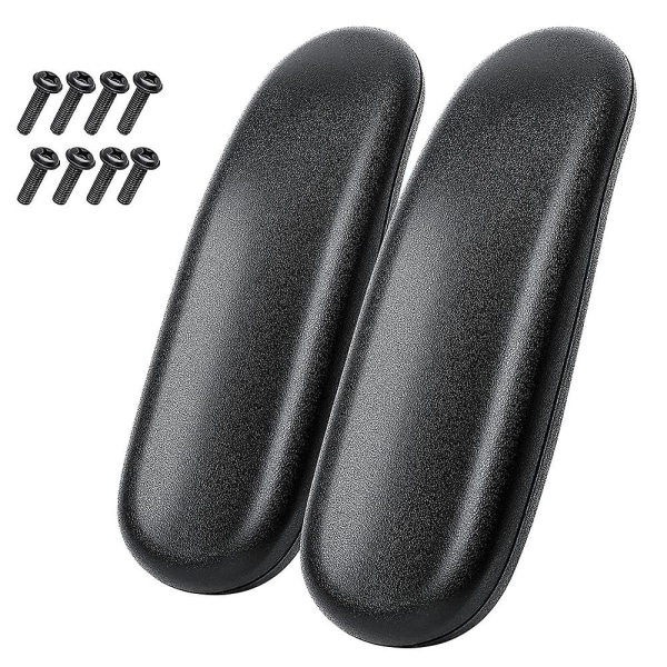 Replacement Office Chair Armrest Pads (Set of 2) - Armrest Pad New Parts Replacement for Office Chairs Armrest - Black