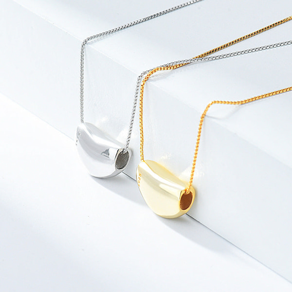 S925 Silver Halsband Klassisk Mors Dag Present till Kvinnor och Flickor Beanie Box