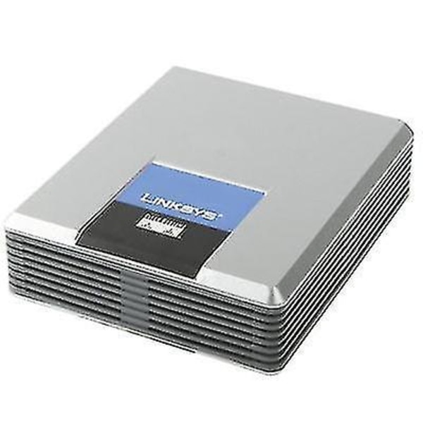 Olåst LINKSYS SPA1001 VOIP PSTN-telefonadapter med FXS + Ethernet-port