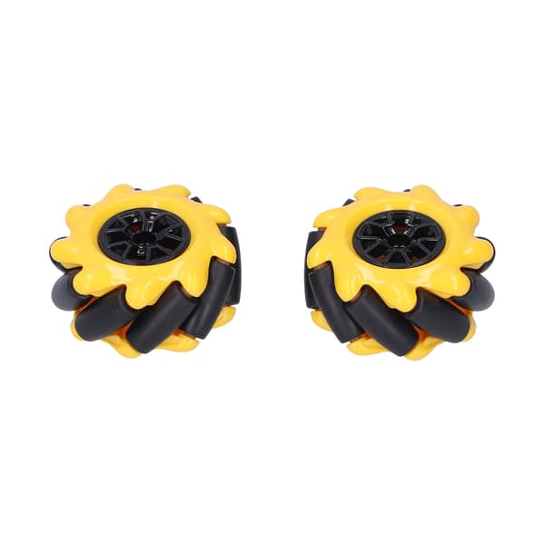 Mecanum hjul Smart Robot bildele tilbehør OmniDirectional DIY legetøj komponenter 48mm (1 par)