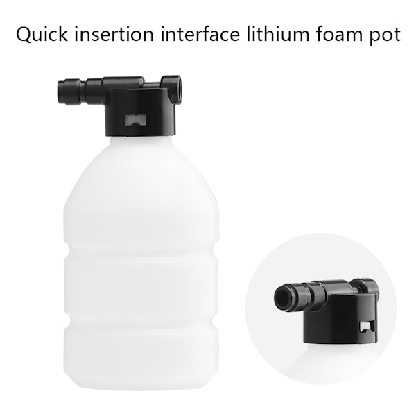 300 ml skumlansegenerator til bilvask justerbar 1/4 tomme