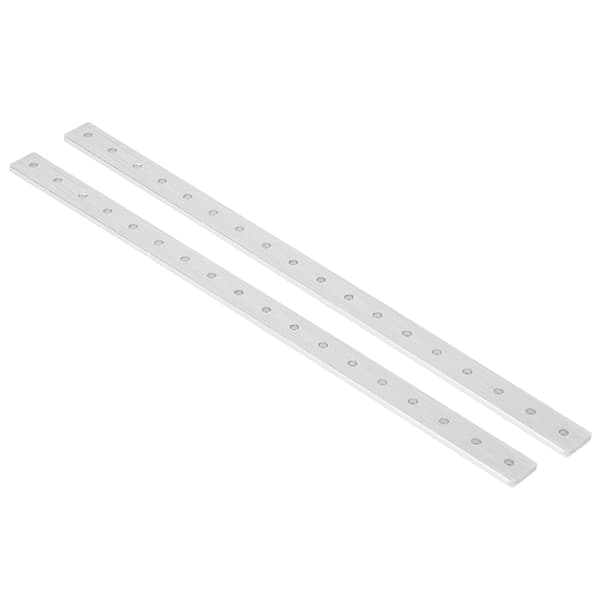 2 stk. 288 mm aluminiumplade til Pitsco Tetrix Robotics reservedele