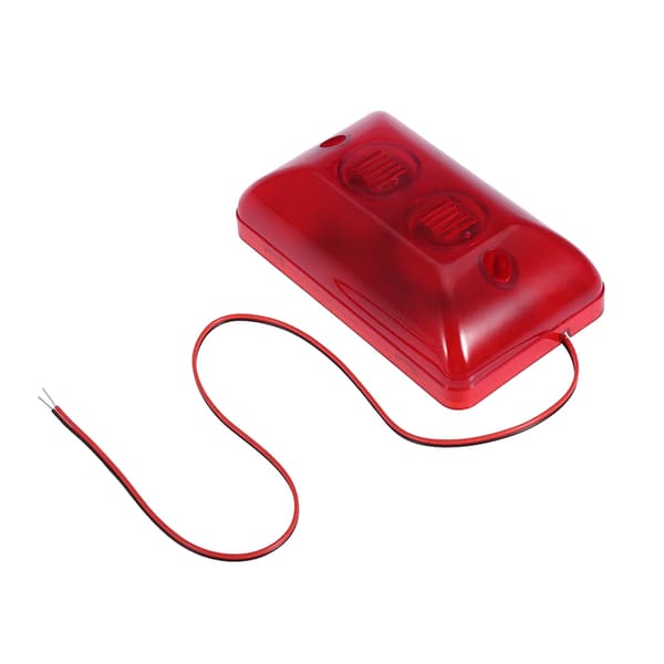 DC24V Röd LED Varningsljus Akusto-Optiskt Larmsystem Emergenc