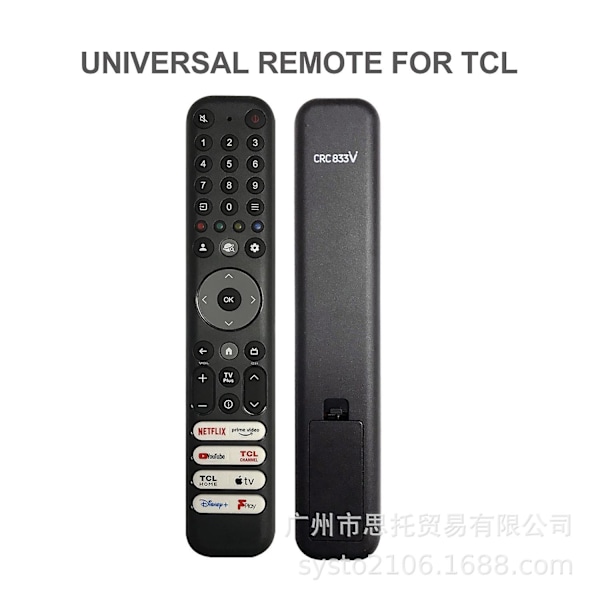 CRC833V Fjernkontroll for TCL 2023 C745 C845 TV