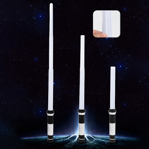 2 stk. Lightsaber Cosplay 7 farvet sværd skalerbare legetøj gave