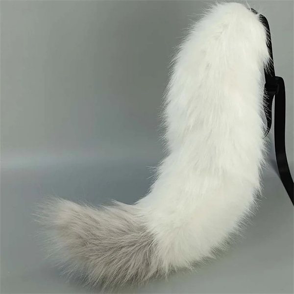Guld rød ulv ræv animation dyr ører dyr KC hale ulv ører kat øre pandebånd brugerdefineret COSPLAY Only tail
