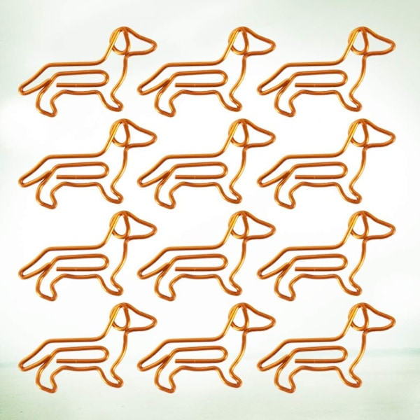 50 stk. Dachshund papirclips tegneserie papirclips Kreative specielt formede søde papirclips