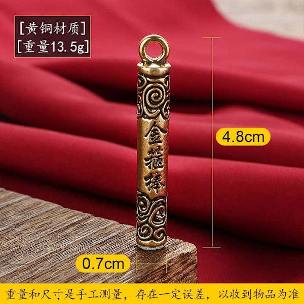 Sun Wukong Ruyi Guldstav Pendent Mænds Bil Nøglering Abekonge Abe