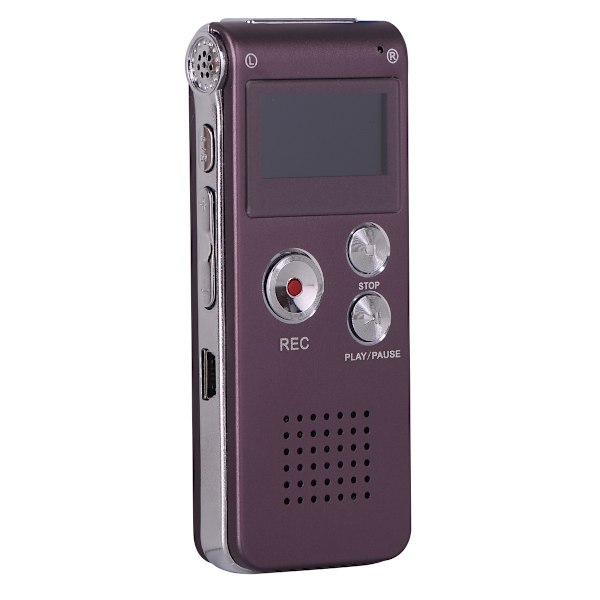 Dictaphone Portable Digital Dictaphone Voice Recorder 16gb Audio Recorder Mp3 Player Lcd