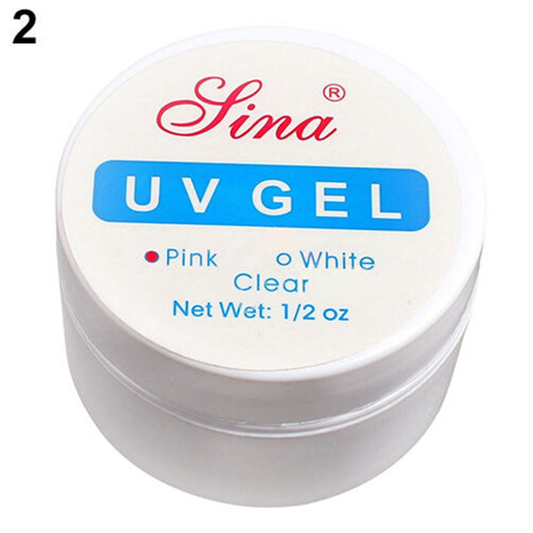 3 stk. neglekunstspidser UV Builder Gel Lim