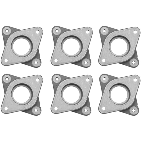 6 st justerbara vibrationsdämpare i stål och gummi för stegmotorer med M3-skruvar för CReality CR10, 10S, Ender 3 och andra 3D-skrivare