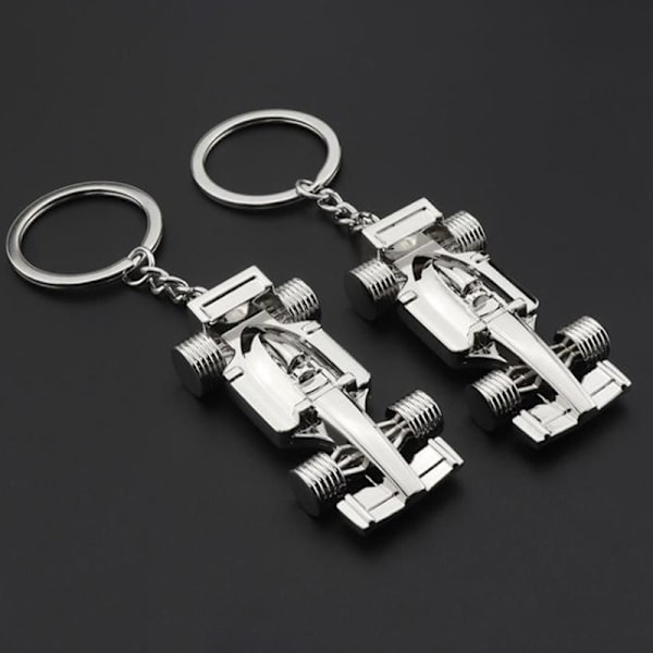 Fashion Mini Formel 1 Racingsport Bil Styling Pendul Nøglering Til