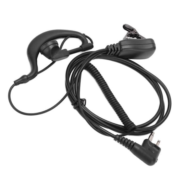 HURRISE Walkie Talkie Headset Walkie Talkie Headset M Head Audio System Sort til Restaurant Lager