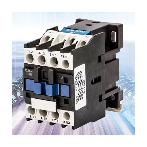 Kontaktor CJX2-1810 32A Strömställare LC1 AC Kontaktor Spänning 220V CJX2-1810-WELLNGS