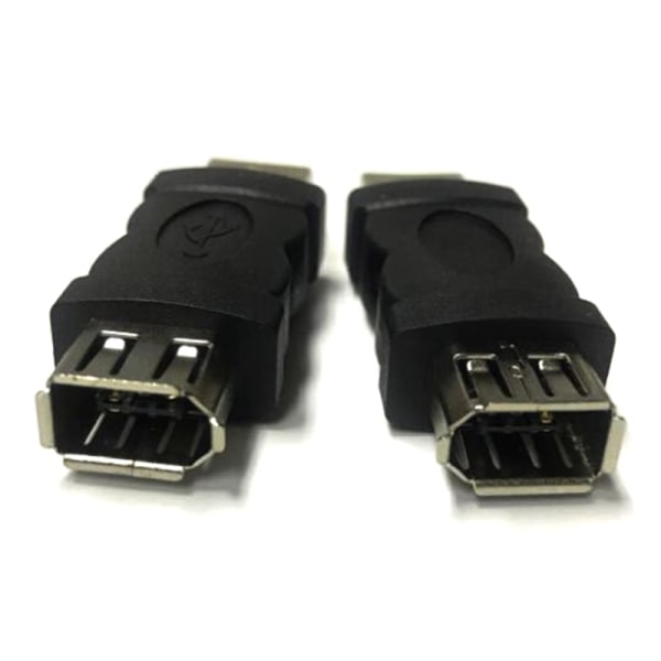 Firewire IEEE 1394 6-pin hunn til USB 2.0 type A hann adapter
