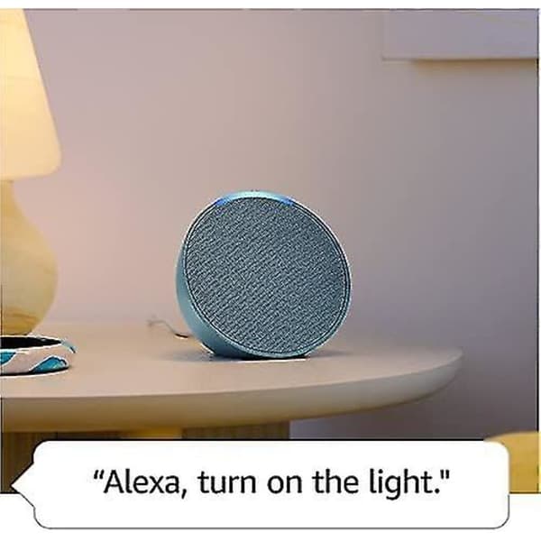 Echo Pop Lavender Bloom med gratis enkelt LED Smart Color Bulb