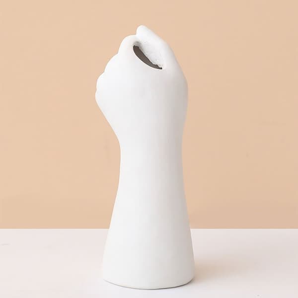 Bloom Vase Keramisk Vase Arm Kropps Ornament[BT}