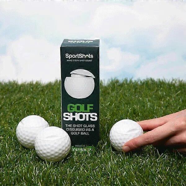 2024 3 stk./sæt Golfboldformede Shotglas til Golfelskere Gaver [qb]