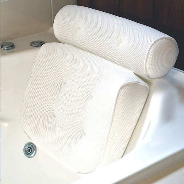 Badkudde Badkar Spa kudde för perfekt huvud, nacke, rygg