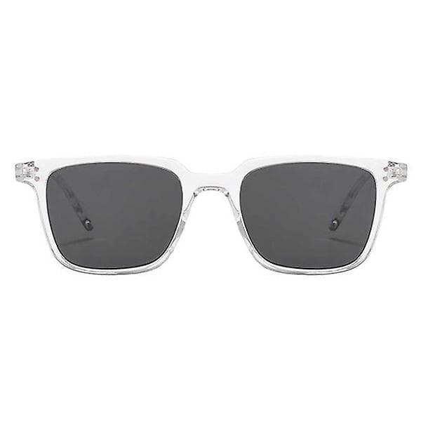 Firkant solbriller transparent transparent