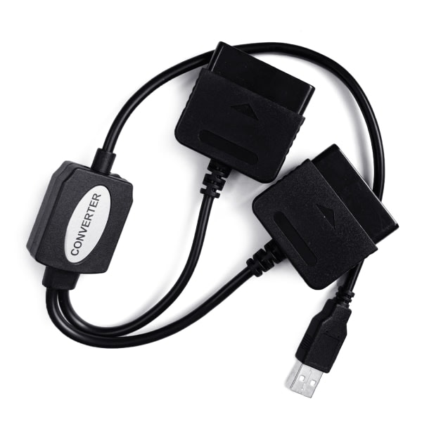 SQBB 2 i 1 Adapter Konverter utan Drivrutin för PS2 för PS3 Joypad Gamepad Till för PS3 PC USB Game Controller Adapter Ersätt