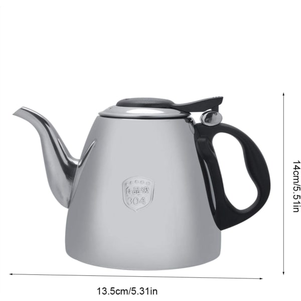 Galaxy Hem Induktionskokare Handtag Kaffekanna i rostfritt stål (1,5L) 1 st 1,5l