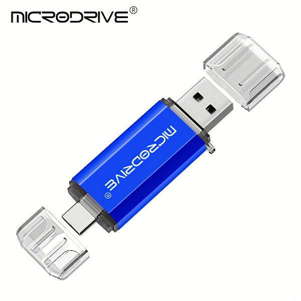 Microdrive 128GB 64GB 32GB 16GB 8GB 4GB USB Type C Højhastigheds USB Flash Drive OTG Pen Drive Type-C