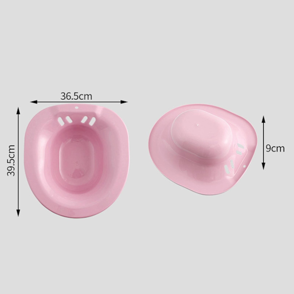 1/5 lonkkakylpy wc-istuimelle Bidet-allas Henkilökunta pyykkiin Vaaleanpunainen Pink 1 Pc