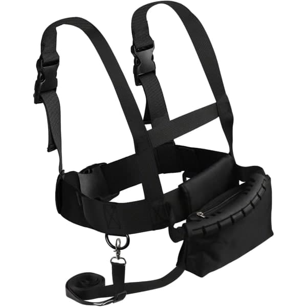 Ski- og snowboardsele for barn - Svart, Skisele med Deta-Perfet(yh)